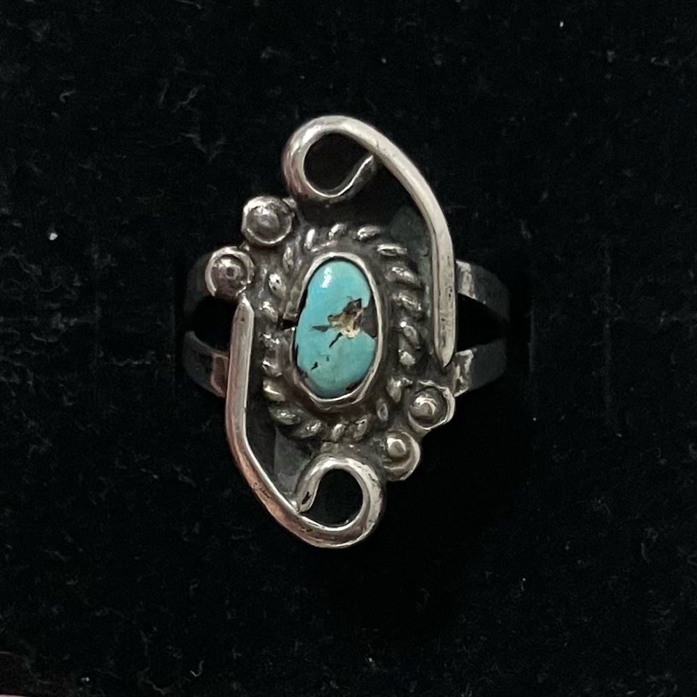 Sterling Silver Turquoise Ring 6